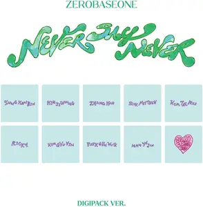 Zerobaseone - Never Say Never    [DIGIPACK ver.]  [COMPACT DISC - CD] Photo Book, Photos, Poster, Stickers, Digipack Packaging