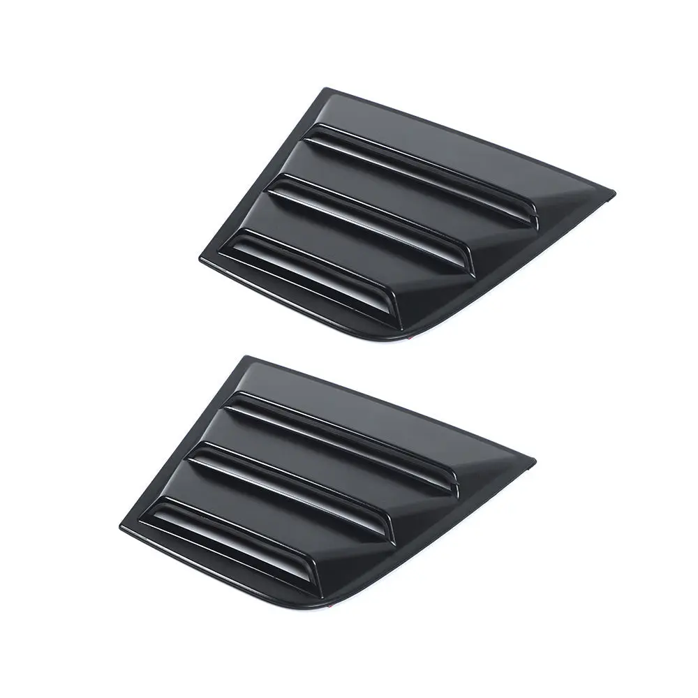 Rear Side Window Blinds Quarter Louver Covers, Car Sun Shades, Exterior Cars Accessories for 2015+ Dodge Charger Vehicles, Car Sunshade Outside Car, Sun Shades For Car Windows