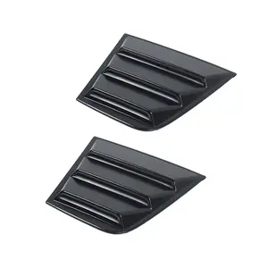 For 2015+ Dodge Charger Rear Side Window Blinds Quarter Louver Cover Car Exterior Car Exterior auto Accessories Vehicle
