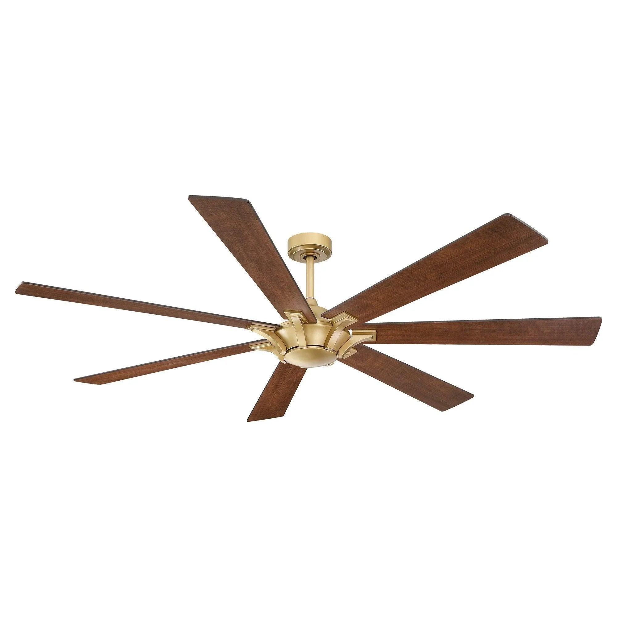 72 Inch 7-Blade Modern Rustic Ceiling Fan | Farmhouse Style