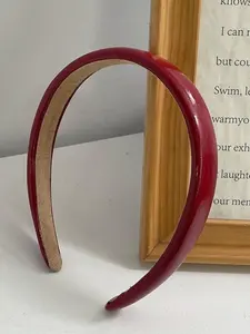 Vintage High Forehead Anti-Slip Face Washing Headband, Fashion Versatile Hair Band Accessory, Suitable for Daily Wear, Beauty Skincare, Fashionable