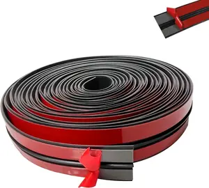 16.4Ft T-Shape Sunroof Sealing Strip, 30mm Windshield Rubber Seal, Car Weather Stripping Trim for Front & Rear Windshield, Tailgate Molding Adhesive Rubber Seal