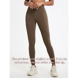 Women's Solid Color workout Leggings, Breathable & Comfortable Yoga Pants For Gym & Workout, Shaping Leggings