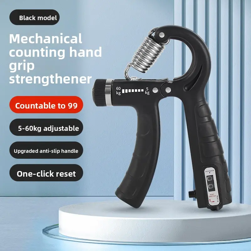 380 type hand exerciser mechanical counter (black)