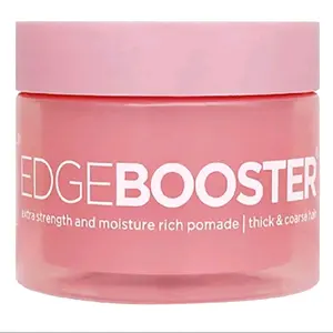 Edge Booster Style Factor Extra Strength Moisture Rich Pomade | Thick Coarse Hair (Pink Sapphire) - Gel Formula for Stylish Haircare