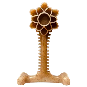 Honey Bone Dental Flower Tower - Indestructible Nylon Dog Chew Toy XL | USA