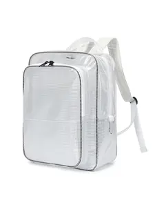 Clear PVC Mesh Anti Static Backpack Dust Free Lab Tool Bag Cleanroom Equipment Storage Backpack