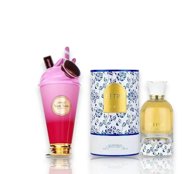 Oudlash Bundle | Armaf Yum Yum + Lattafa Petra | Women's Fragrance | 100 ML - 3.4 OZ | Eau De Parfum | Bergamot - Pink Pepper & Mandarin