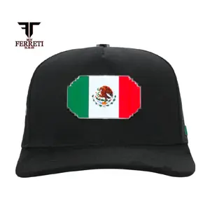 La Ferretti Hats FT159 Black no es solo una gorra; es una declaración de poder y orgullo nacional. Confeccionada en un negro profundo que proyecta sofisticación, esta pieza premium destaca por su atención milimétrica a los detalles, diseñada para quienes
