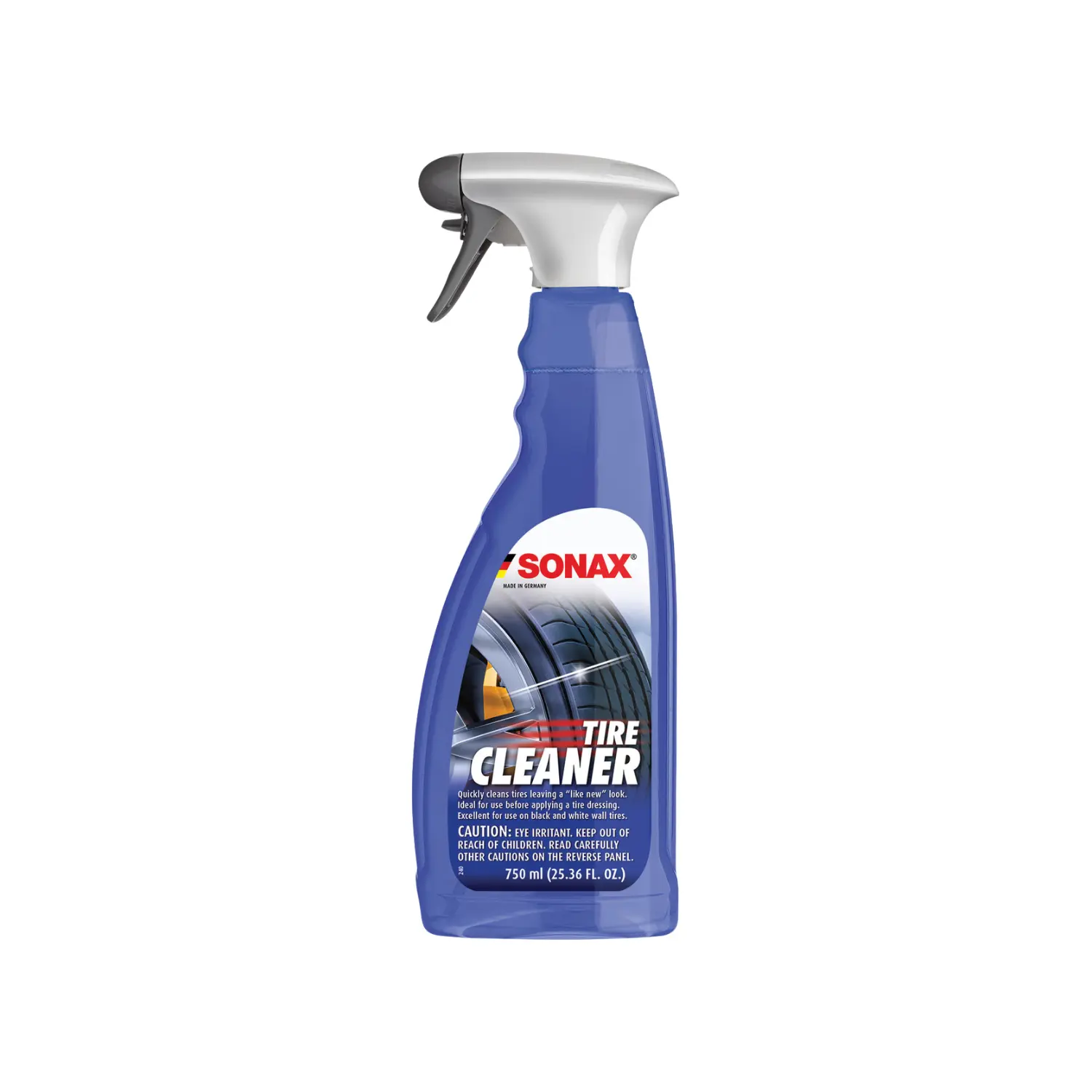 SONAX XTREME Powerful Deep Cleaning Tire & Plastic Cleaner - 750ml, All Tires Compatible, Rubber Safe, Xtreme Series