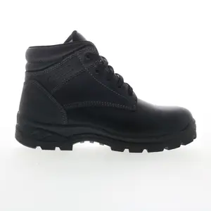 Avenger Builder Econ Mid- Steel Toe EH SR Mens Black Wide Work Boots