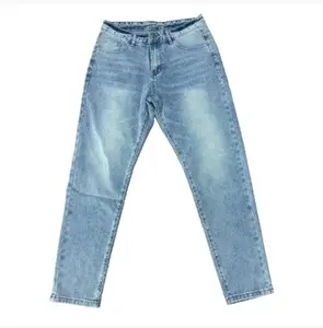 BINDEFON Men's Fall/Winter Street Cloth Denim Jeans with Pockets Design for Christmas & Thanksgiving Look Comfortable Menswear Stylish Festive Pants