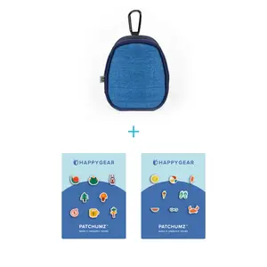 Pouch Starter Bundle: Includes Pouch and Happy Camper & Feeling Beachy Patchumz sets