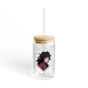 But Daddy I love him Giyuu Cup, Demon Slayer Cup, But daddy I love him, For her Cup, Anime Cup, Sipper Glass, 16oz Bamboo Classic