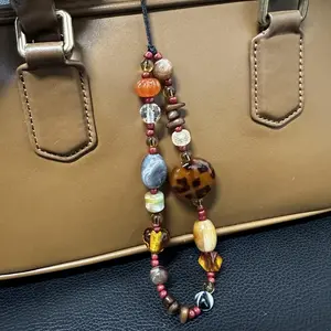 Beaded Phone Chain, Multipurpose Short Phone Lanyard, Phone Strap for Women & Girls, Fashion Phone Accessories for Daily Use, Cell Phone Charm