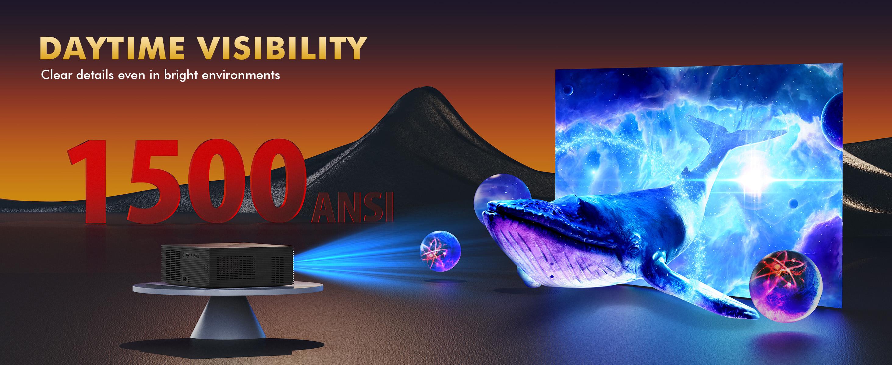 New Premium Upgraded Flagship projector 4k support. Video projector features Auto Vertical & Horizontal Keystone Correction. With portable projector Bluetooth 6.0 & Android 12.0 OS. Perfect portable projector gift pick for Mother’s Day,