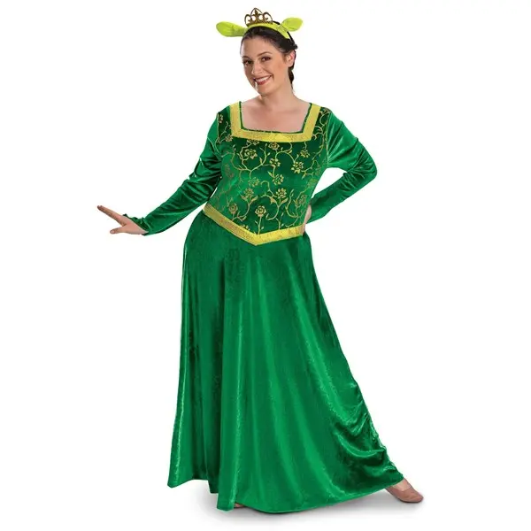 Women's Deluxe Shrek Fiona Costume Dress