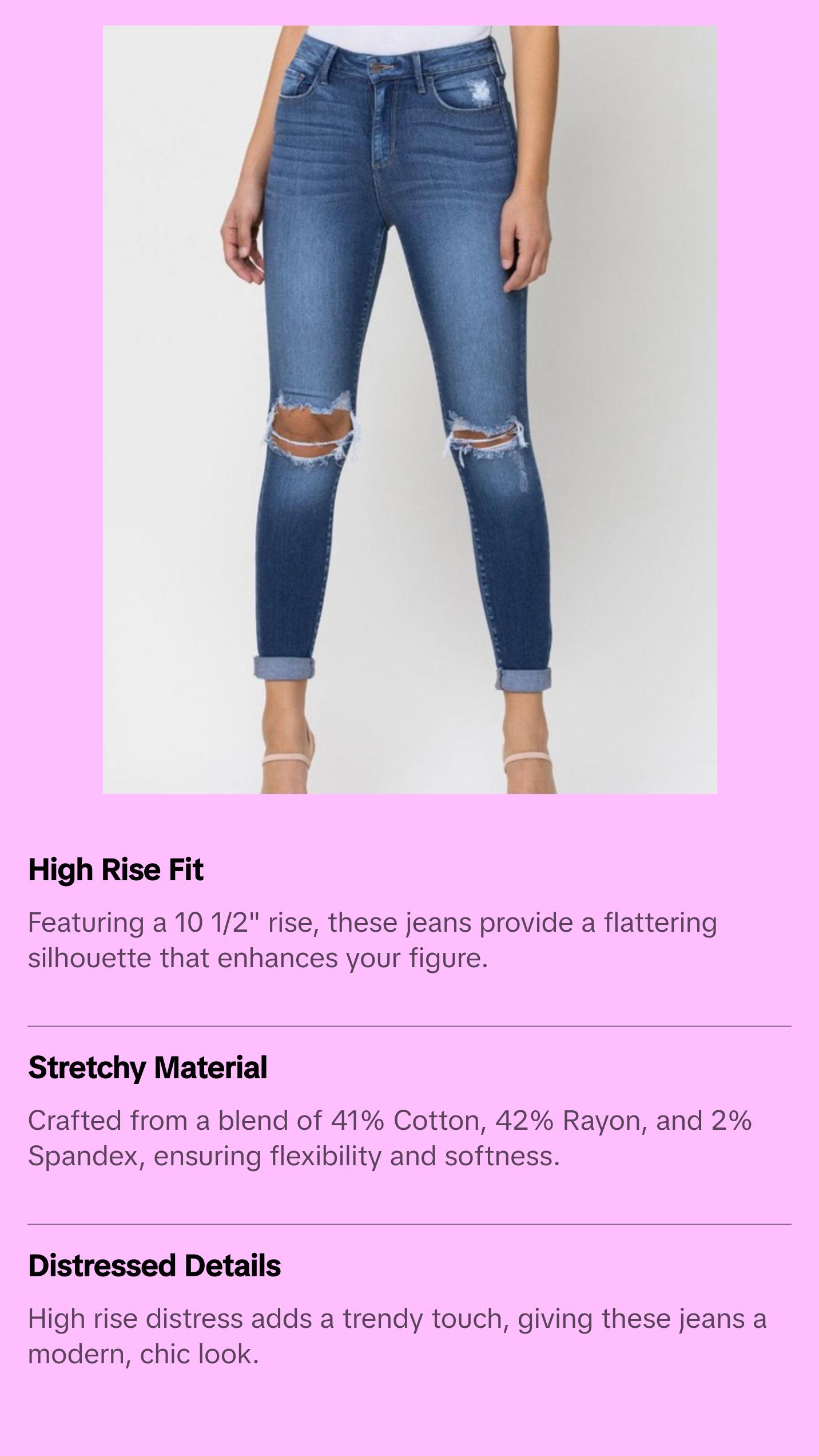 Marcus High Rise Skinny Jeans (Medium Denim)