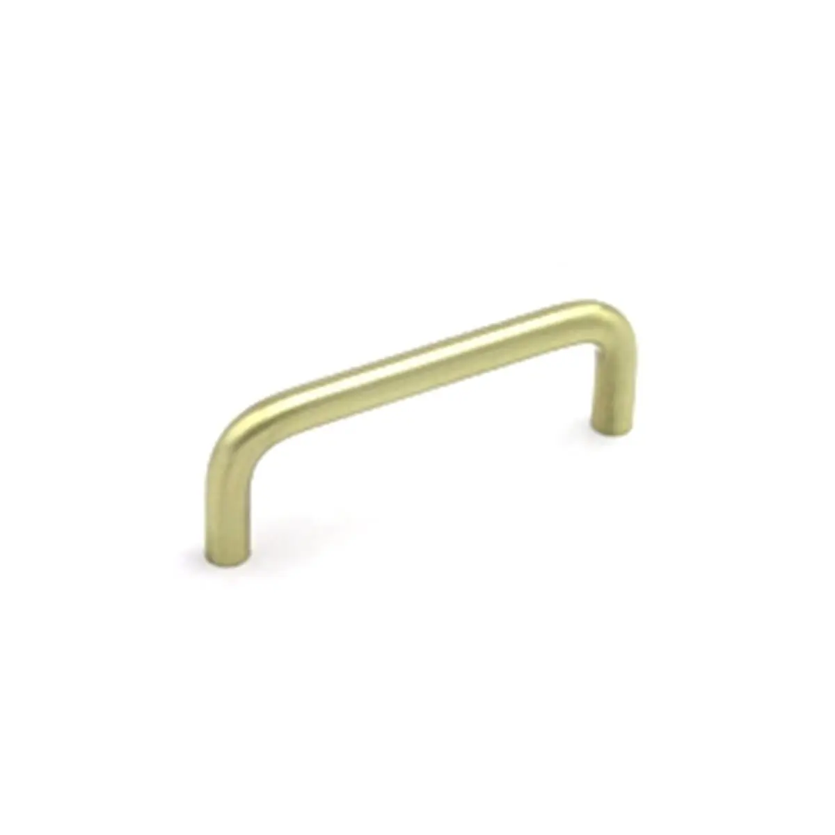 212 MAIN 3 in. Satin Brass Zurich Steel Wire Pull - Wire Handle, Door Hardware Accessory