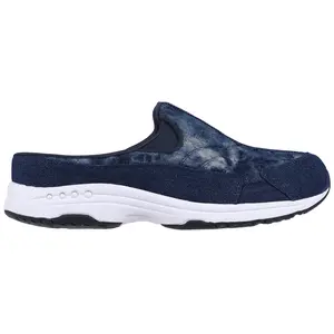 Easy Spirit Womens Traveltime Mule Sneakers Shoes Casual - Blue