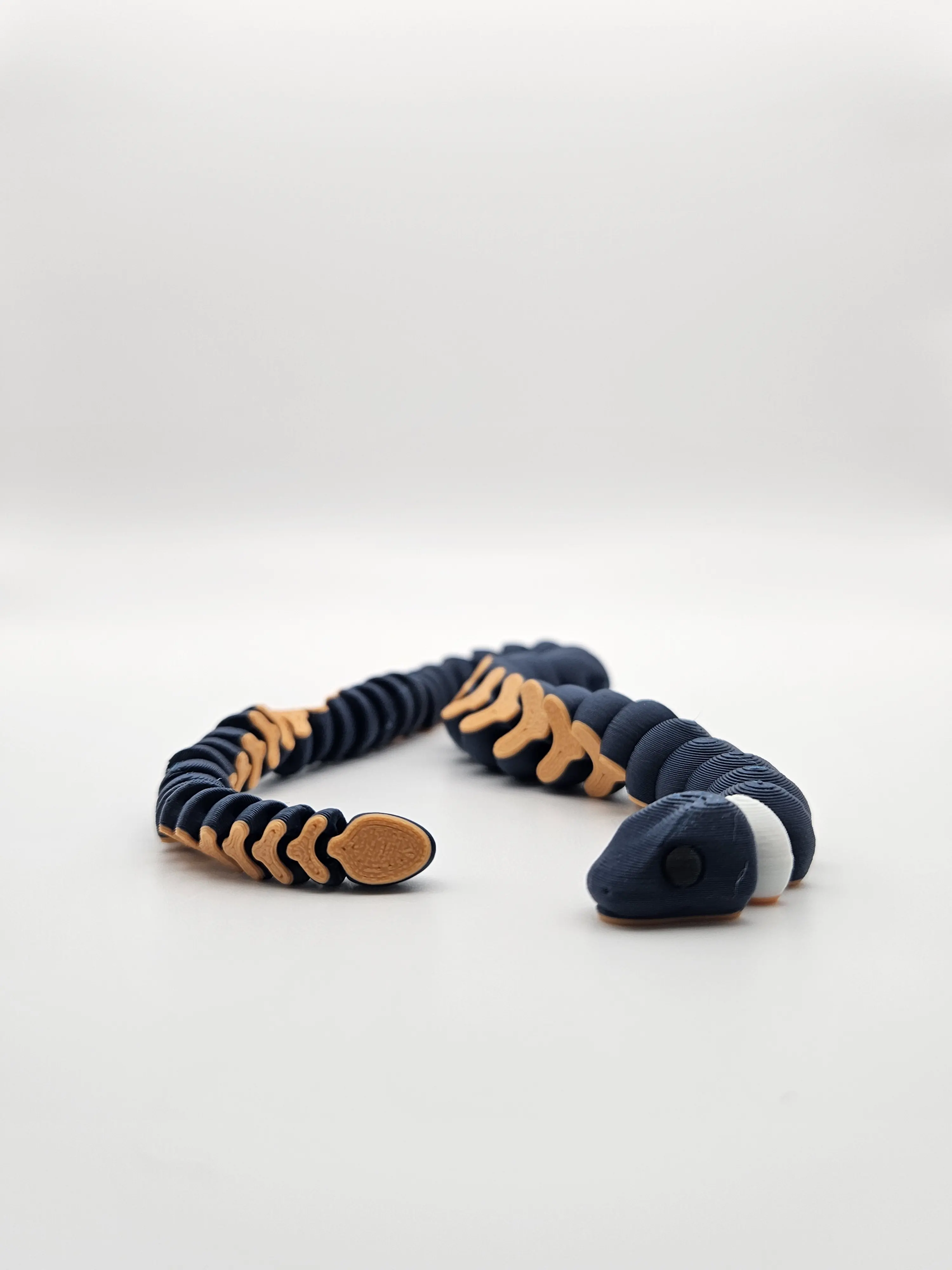 3D Printed Articulating Snake Figurine Great For Grab Bags Birthday Party Teachers Gifts