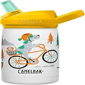 CamelBak Eddy+ Kids Bite Valve Straw Insulated Stainless Steel Water Bottle 12oz   Drinkware Flasks
