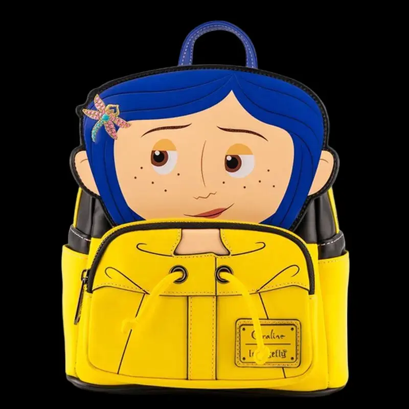 Loungefly Coraline Raincoat Cosplay Mini Backpack