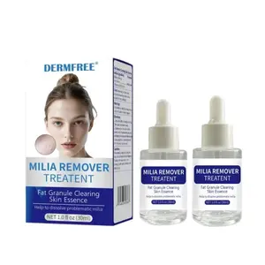 Dermfree Milia Remover Treatment Serum 0.85 oz with Salicylic Acid & Glycerin for Radiant Skin Repair
