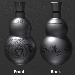 Monkey King Myth Gourd-Shaped Insulated Water Bottle - 16.9oz Double Vacuum Stainless Steel Travel Cup, Portable & Durable for Hot/Cold Drinks, Perfect Gift Idea