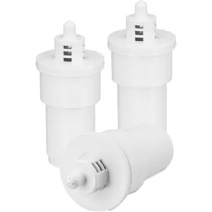 VEVOR Pitcher Water Filter Replacements, 3 - Pack 5 - Stage Water Filter for Pitchers and Dispensers, No BPA, Last 3 Months or 40 Gallons, Reduce Limescale, Lead, Chlorine, for Water Filter Pitcher 6216VEVOR Super Brand Day