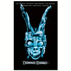 Donnie Darko Vintage Poster - Cult Classic Sci-Fi Wall Art - Rabbit Mask Decor