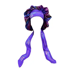 Unikorn Rainbow Satin Bonnet