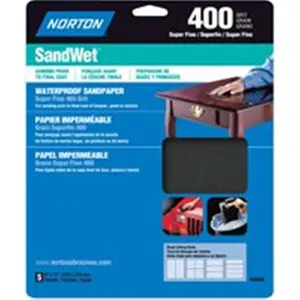 Norton 48060 9 x 11 In. Sandpaper Grit 400