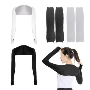2 Pack Sun Protection Arm Wraps, Shawls, UV Protection, UV Protection, Cooling Arm Wraps, Cooling Shawls for Cycling, Driving, Golfing, Hiking Arm Compression Sleeves Sports Sleeve