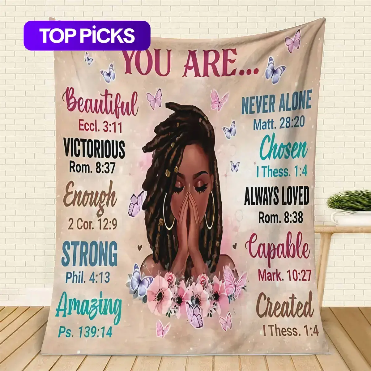 Slogan Print Throw Blanket, Polyester Blanket, 1 Count Casual Soft Bed Blanket, Cozy Blanket, Comfy Bedding for Halloween Decor, Lightweight Blanket for Home & Office, Personalized Gift for Friends, Inspirational Blanket #GLOBAL PICKS