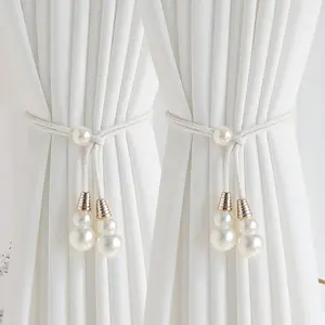 2pcs 3D Ball Curtain Tiebacks, Durable Adjustable Curtain Hooks, Elegant Home Decor Accessories, Stylish Window Treatments
