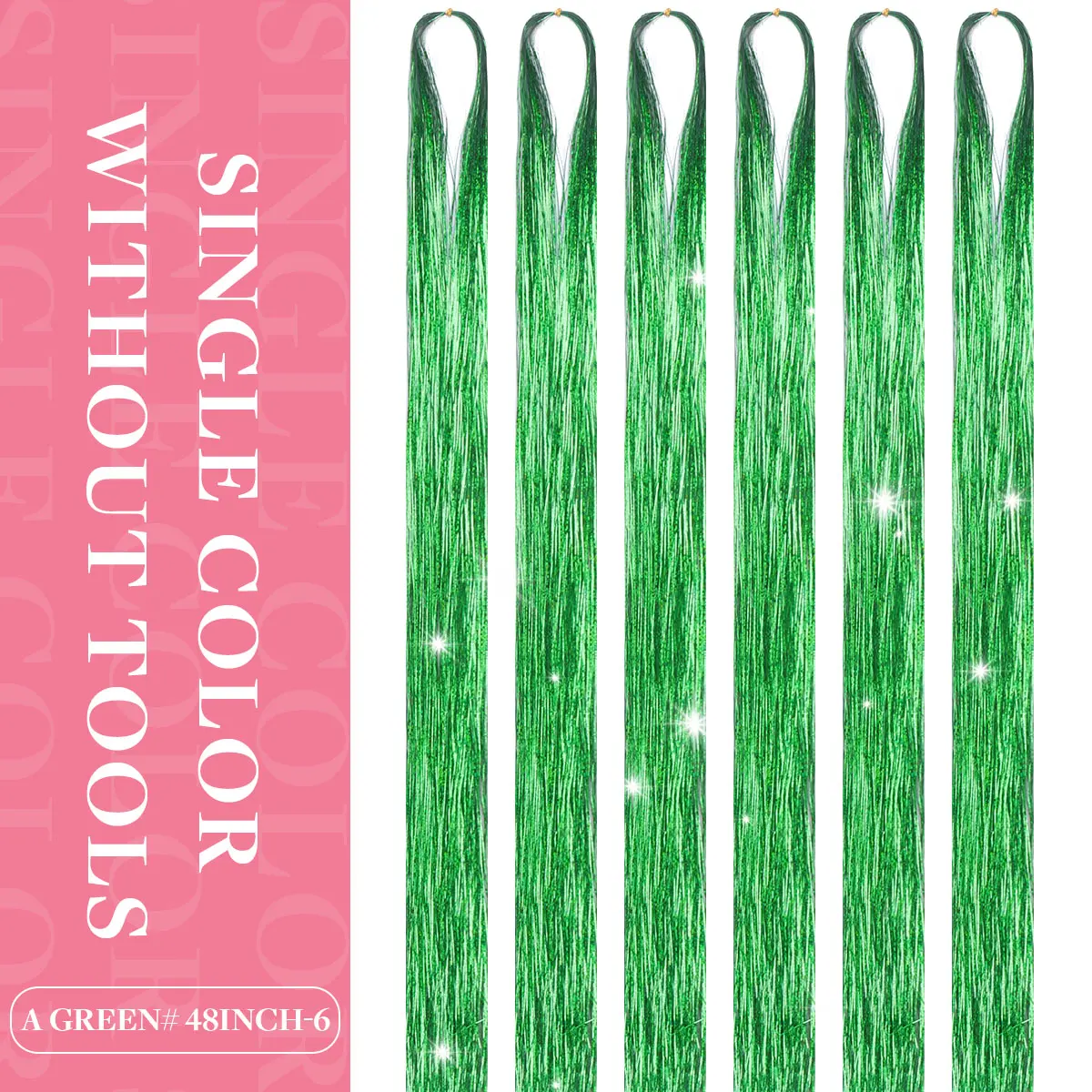 Only Tinsel Witout Tools- Green