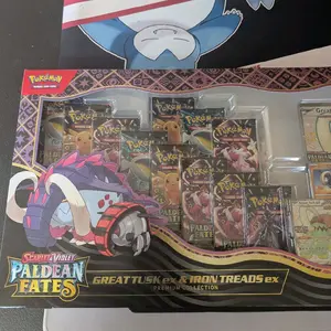 Paldean Fates Great Tusk & Iron Treads Premium Collection Box