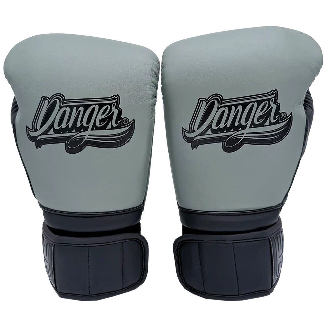 Boxing Gloves Danger Mexican Microfiber Army Green Black