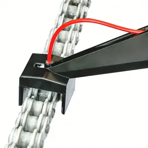 Motorcycle Chain Lube Oiler Tool Mess-Free Chain Wax Chain Cleaner Attachment Straw Holder Positioner Applicator