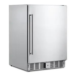GARVEE Discover the GARVEE Beverage Refrigerators: 15" and 24" options with stainless steel design, adjustable shelves, LED temperature control, and frost-free cooling for up to 180 cans, perfect for indoor and outdoor use.