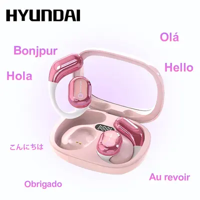 Hyundai Earphones Pink TikTok Shop