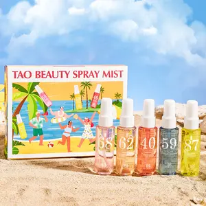 Fruity Scented Set (40ML X 4/5 Pcs) Spray Fragrance for Hair Body Clothes, Fragrance Gift Bundle, Portable Travel Size, Perfect Gift for Love