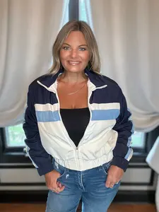 Blue Bomber Jacket