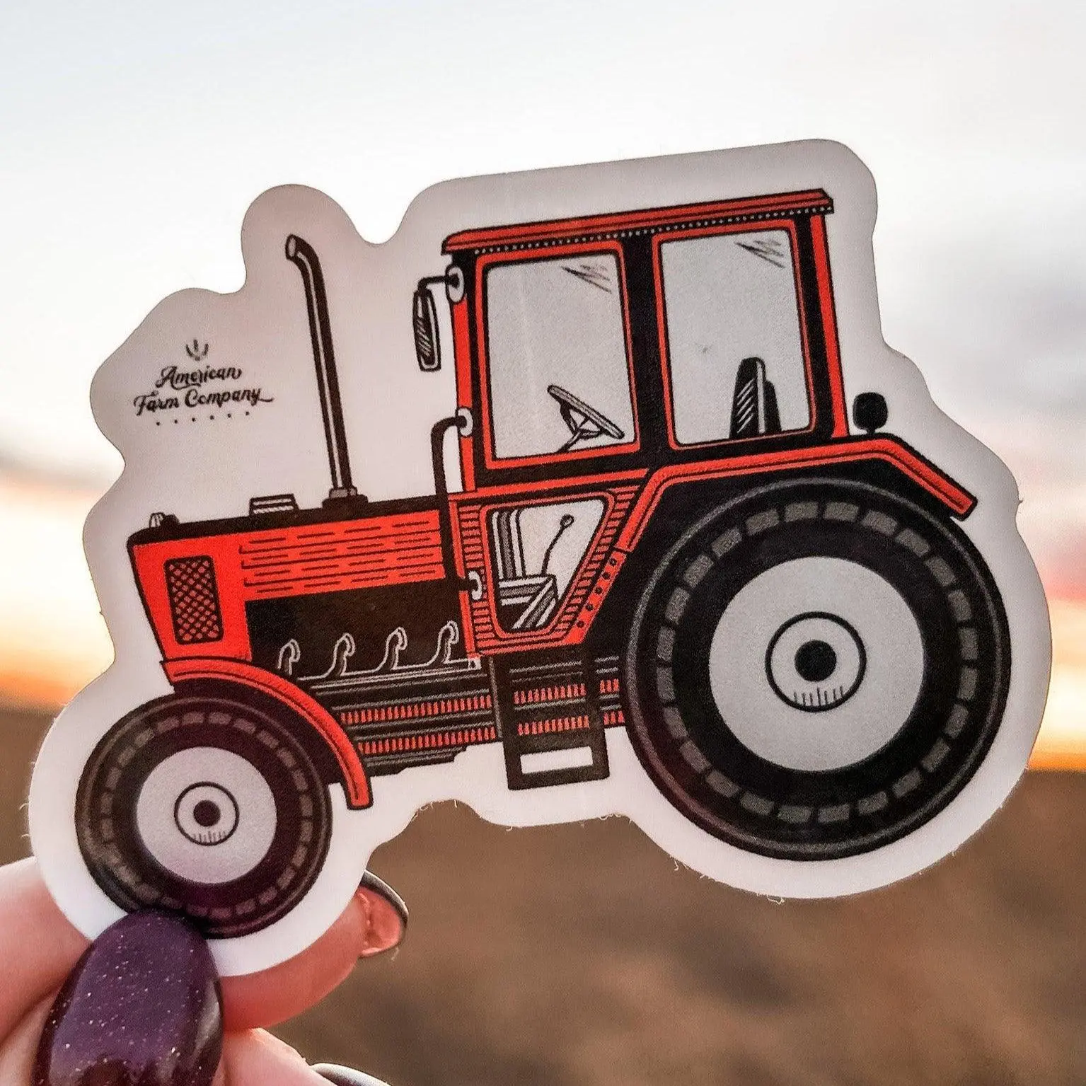 AFC Red Tractor Sticker