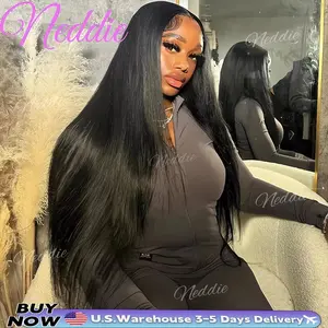 WDBY Beauty – Glueless Bone Straight HD Lace Front Wig (4x4 / 5x5 / 13x4 / 13x6 Transparent Brazilian Human Hair)