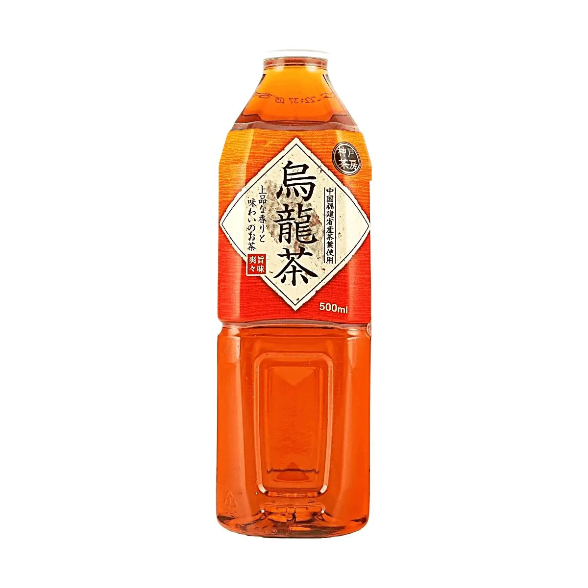 Tominaga Kobe Tea House Sugar-Free Oolong Tea 500ml - Zero Sugar, Zero Fat, Zero Calorie Refreshing & Degreasing Drink
