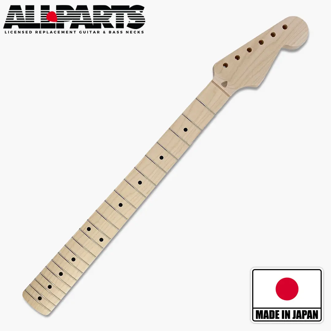 Allparts "Licensed by Fender®" SMO-21 Guitar Neck, Replacement Neck for Stratocaster®