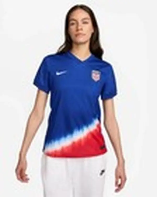 NWT Nike WOMEN'S USWNT 2024 Stadium Away Soccer Dri-Fit Jersey SZ L FJ4327-417