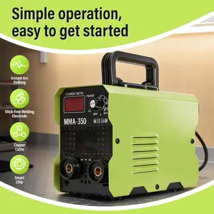 Portable 110V Stick Welder, IGBT Inverter Welding Machine with LCD Display, Auto Current Matching, Beginner Friendly Arc Welder Kit